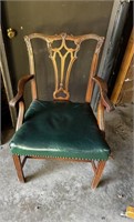 Green Wide Seat Chair