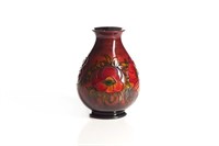 Moorcroft pottery flambe Anemone vase