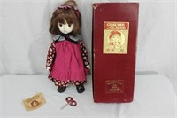 Vintage Sankyo wind up music box doll