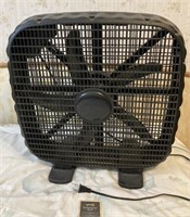 Large Black Plastic Floor Fan