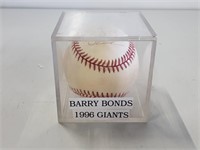 Barry Bonds Signed Baseball, Not Authenticated