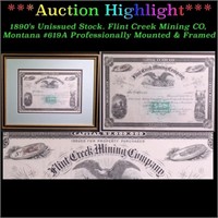 ***Auction Highlight*** 1890's Unissued Stock. Fli