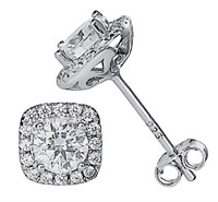 925Sr 0.5ct Moissanite Diamond S Earrings