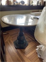 Marble Top Table 32x30 With Chips