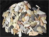 Pile of 170 Arrowheads from Across the United Stat