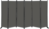 MAYOLIAH 6 Panel Folding Privacy Screen 9ft