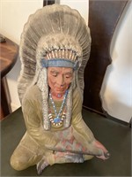 Indian chief figurine