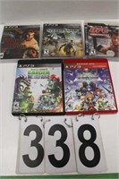 5 PS3 Games Includes Kindom Hearts 2.5