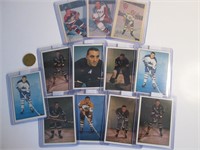 12 Cartes hockey  9 TCMA 1981 + 3 RP 1952-53,