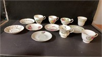 Lot Of Mismatched Cups & Saucers