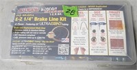 Quarter inch brake line kit