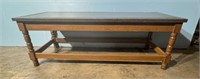 Pressed Wood Oak Coffee Table