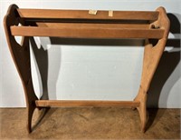 Late 20th Century Heart Pine Quilt Rack