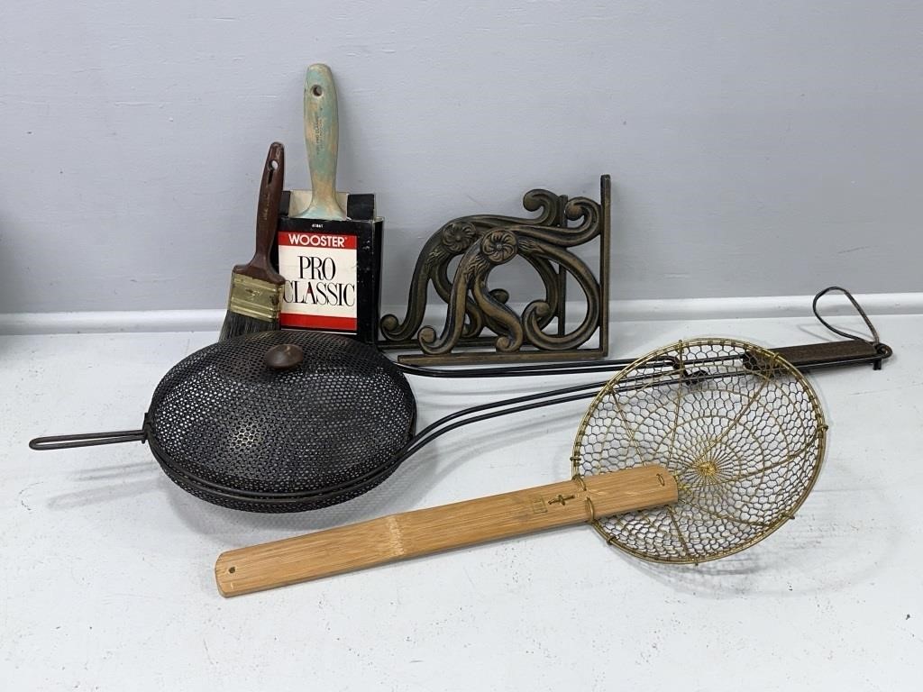 Brass Chinese Restaurant 12" Spider Skimmer with