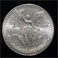 1984 Mexico 1 oz Silver Libertad - Flashy BU!