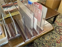 GROUP OF PRICE DISPLAY STANDS