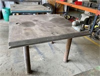 Heavy Steel Welding Table with Wilton Vise