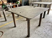 Heavy Steel Welding Table with Bessey Vise & Mat