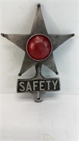 SAFETY LICENSE PLATE SIGN METAL