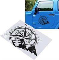 Compass Car Sticker