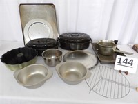 Enamelware Roasters, Baking Pans, Ricer/Masher