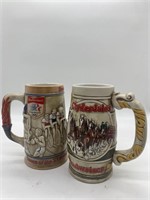 1983 & 1984 Budweiser Mugs