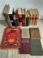 Box of vintage and antique books