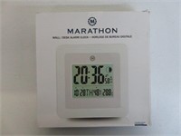 Marathon CL030049Wh Wall.Desk Alarm Clock