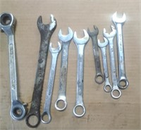 9 WRENCHES ALL MIXED