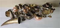 Collection of Brass & Copper Home Decor