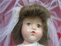 Antique bride doll.