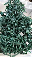 Tote of Green Mini String Lights