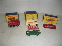 LENSEY Matchbox Toy Cars #62-63-53-41 3 Have