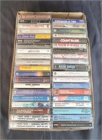 Assorted cassette tapes. Various artists.