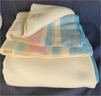 Wool blanket. Twin size.