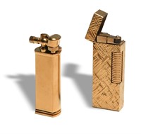 Dunhill & MaruMan Gold Plated Lighters