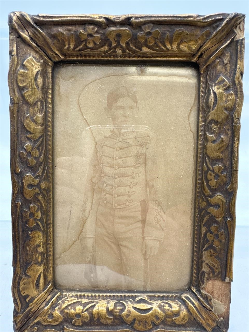 Antique photo and frame