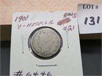 1901 V Nickel