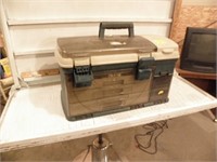 LARGE PLANO TACKLE BOX W/ SOME TACKLE