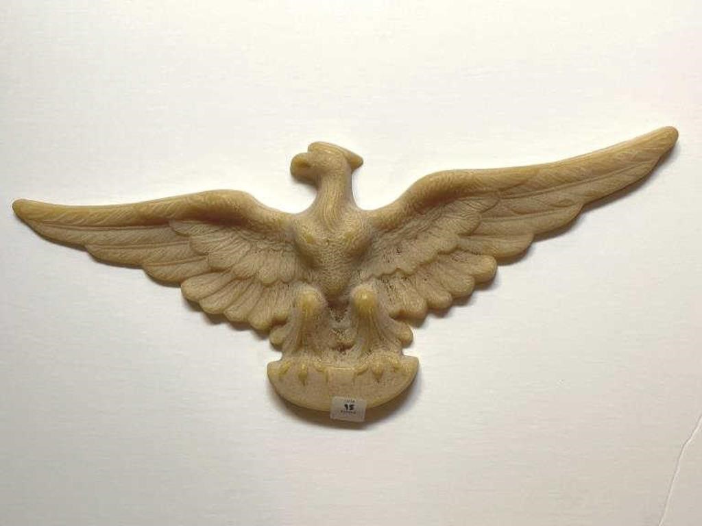 EAGLE SCULPTURE MADE FROM BEES WAX MADE