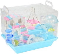 MouseBro Multilevel Transparent Hamster Cage