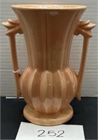 Vintage Mccoy Pottery double handled Vase 9 "