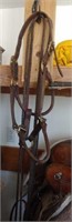 Leather Halter & (2) Leather Reins