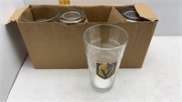 4 THICK VEGAS GOLDEN KNIGHT GLASSES -WILDFIRE-