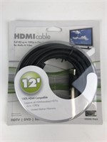 New 12 Foot HDMI Cable