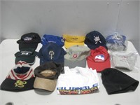 Assorted Caps & A Shirt Adult XL