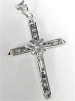 $1300 10K  3.77G Cz Cross  Pendant