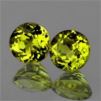 Natural Canary Yellow Mali Garnet Pair{VVS}