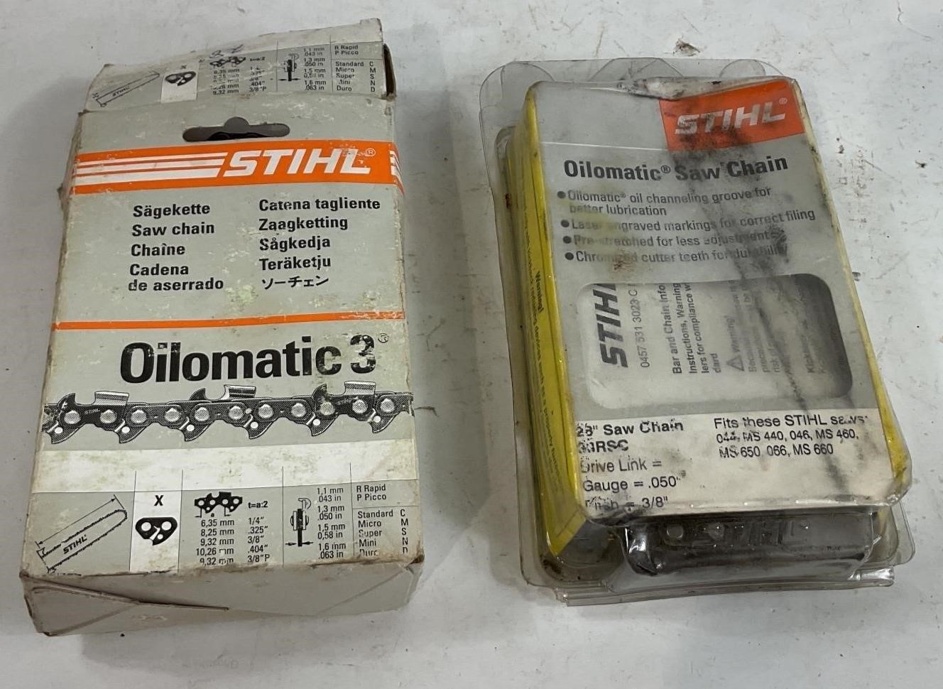 Oilomatic & Stihl Chainsaw Chains