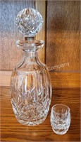 (L) Crystal Decanter & Cordial